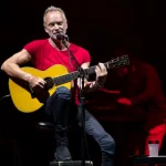 STING performs in front of thousands of people on the stage of the Lucca summer festival in Piazza Napoleone in Lucca ITALY. LUCCA^ ITALY - JULY 29^ 2019