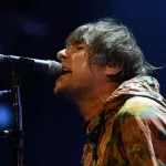 Singer Liam Gallagher vocalist of the band Oasis^ during a show at Qualistage in the city of Rio de Janeiro