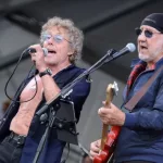 Roger Daltrey and Pete Townshend of The Who perform onstage at the 2015 New Orleans Jazz and Heritage Festival. New Orleans^ Louisiana - April 25^ 2015