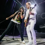 Foreigner performs at DTE Energy Music Theater on their Juke Box Heroes tour. Clarkston^ MI / USA – July 15^ 2018