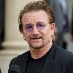 Bono^ the singer and leader of the band group U2. Paris^ FRANCE - July 24^ 2017