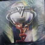 Retro album cover of Van Halen iconic record titled '5150' from 1986.