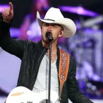 Justin Moore performs onstage at the 2015 FarmBorough Festival - Day 2 at Randall's Island on June 27^ 2015 in New York City.