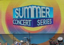 On stage at ABC Good Morning America summer concert at Central Park New York^ NY - July 15^ 2022