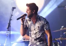 Thomas Rhett performs at the iHeartRadio Album Release Party with Thomas Rhett on September 28^ 2015 at the iHeartRadio Theater in New York City.