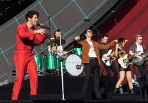 Jonas Brothers perform at Global Citizen Festival NYC in Central Park New York^ NY - September 24^ 2022