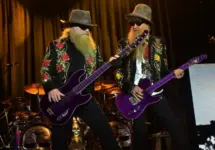 Dusty Hill and Billy Gibbons of ZZ Top at the Harley-Davidson 110th Anniversary Celebration in Milwaukee^ WI^ United States on August 31^ 2013
