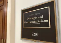 Committee on Oversight and Government Reform 2203 sign an entrance exterior at house office building WASHINGTON - APRIL 2^ 2025