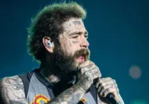 Post Malone performs at Tottenham Hotspur Stadium on his The BIG ASS World Tour London^ UK - September 20^ 2025
