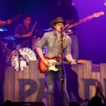Jon Pardi performs onstage during the "All Time High" tour at the Paramount on January 16^ 2016 in Huntington^ New York.