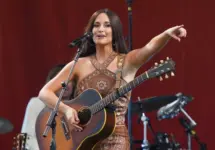 Kacey Musgraves performs at the 2025 New Orleans Jazz and Heritage Festival. New Orleans^ Louisiana - April 25^ 2025