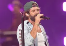 Thomas Rhett performs in West Palm Beach^ Florida on September 4^ 2025. The performance was part of his Better In Boots tour.