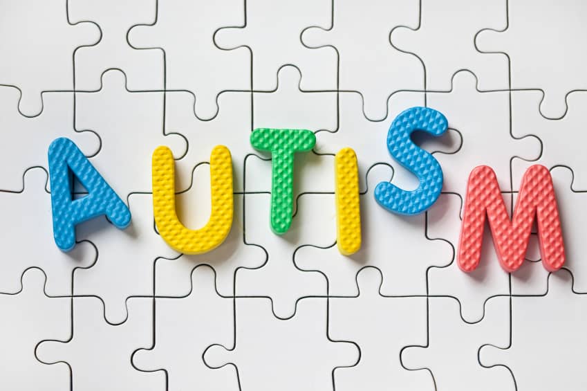 the-word-autism-on-blank-puzzle-pieces