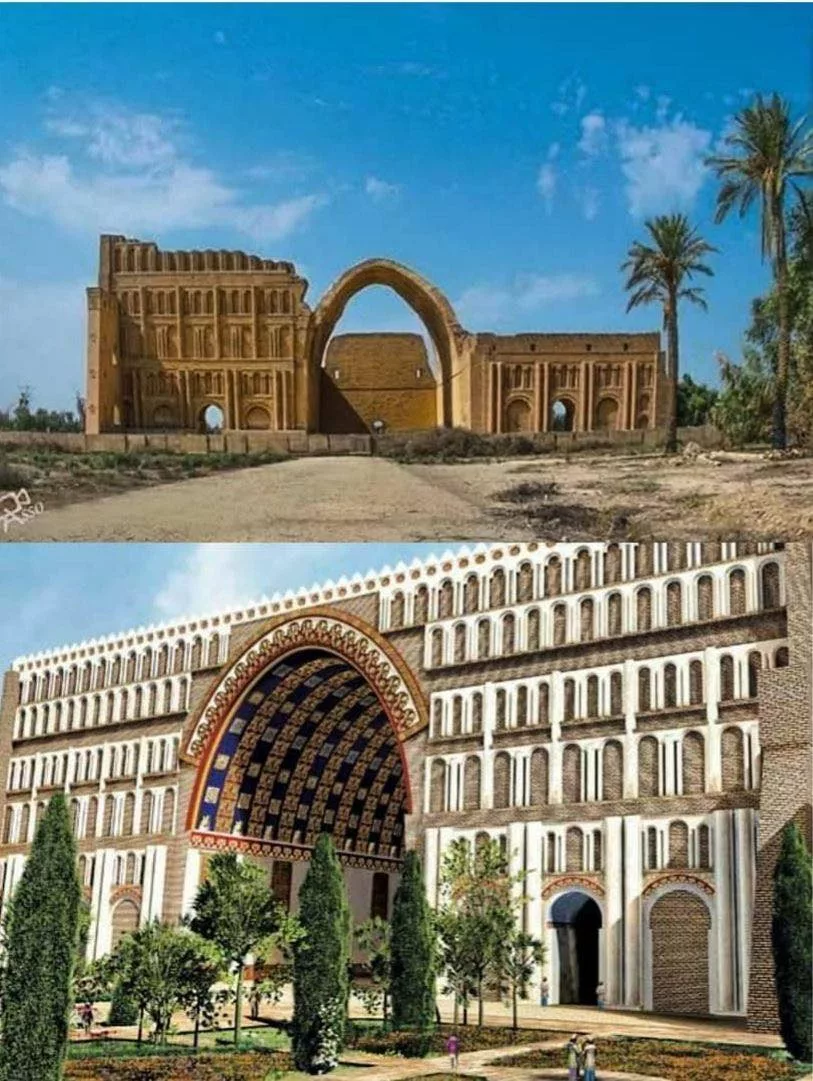 old majestic Taq-e Kasra or Archway of #Ctesiphon.