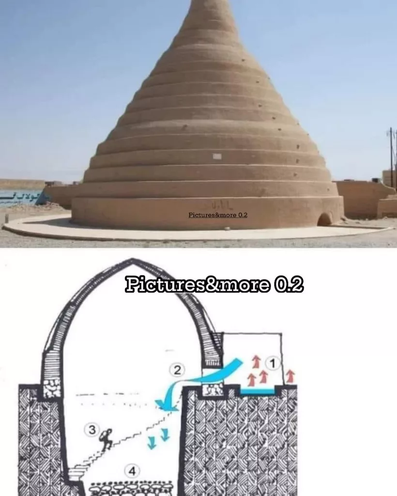 Ice production in the desert 2400 years ago