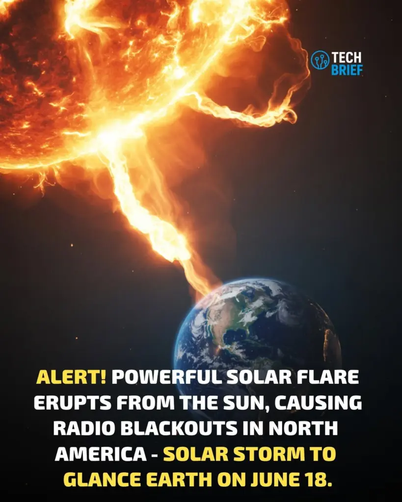 A powerful storm is brewing in space,