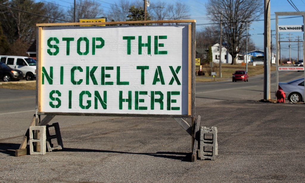 Signatures Calling For Trigg Schools Nickel Tax Vote Crest 1,000 - Vimarsana News