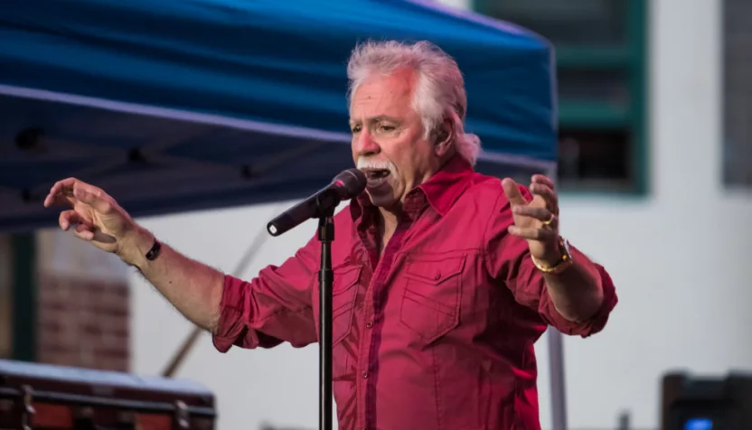 Joe Bonsall of the Oak Ridge Boys performs during the Wild Bill Days in Deadwood^ South Dakota – 16 June 2017