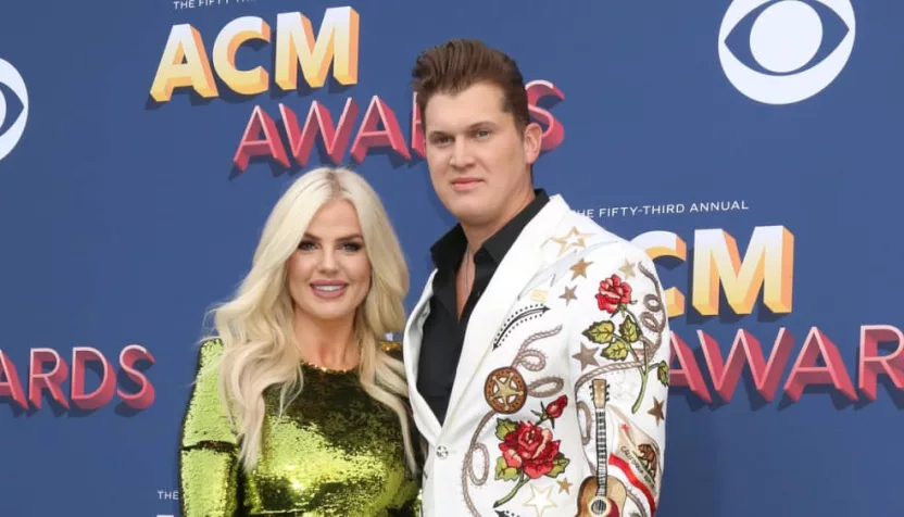 Jon Pardi and wife Summer at the Academy of Country Music Awards 2018 at MGM Grand Garden Arena on April 15^ 2018 in Las Vegas^ NV