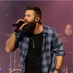 Jordan Davis performs at CMT's RAMJAM on June 3^ 2019 at TopGolf in Nashville^ Tennessee.