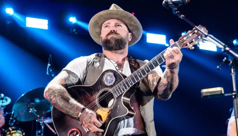 Zac Brown of Zac Brown Band performs in Las Vegas^ NV^ USA - September 21^ 2019: