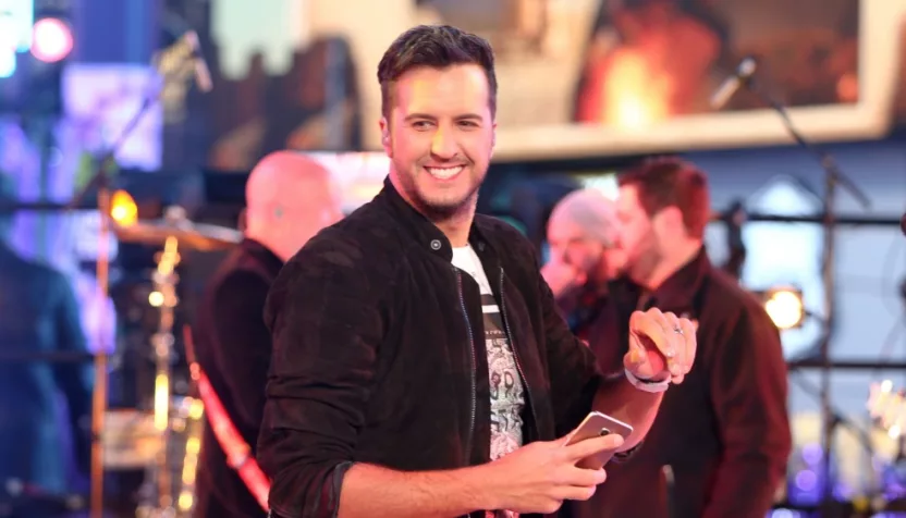 Luke Bryan performs during Dick Clark's New Year's Rockin' Eve at Times Square on December 31^ 2015 in New York City.