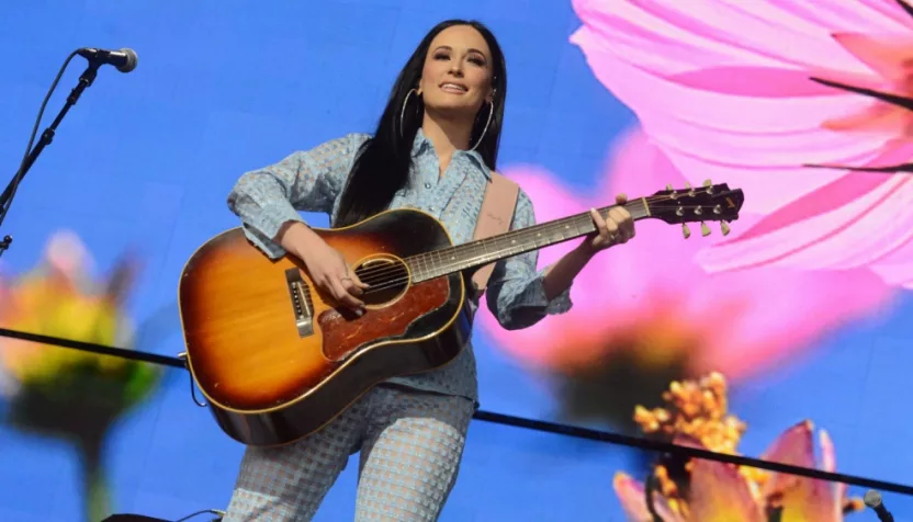 Kacey Musgraves performs at the 2018 Farm Aid Benefit Concert. Hartford^ CT - September 22^ 2018