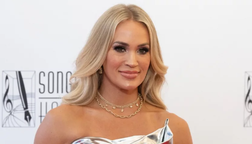 Carrie Underwood attends 2024 Songwriters Hall of Fame Induction and Awards Gala at Marriott Marquis Hotel in New York on June 13^ 2024