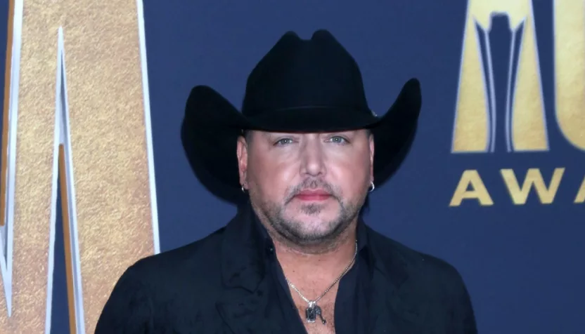 Jason Aldean at the 2022 Academy of Country Music Awards Arrivals at Allegient Stadium on March 7^ 2022 in Las Vegas^ NV