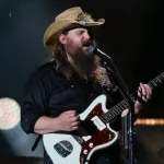 Chris Stapleton performs at the 2018 CMA Fest at Nissan Stadium on June 9^ 2018 in Nashville^ Tennessee.