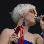 Maggie Rose performs at Bonnaroo music festival Manchester^ Tennessee USA - 06-17-2022