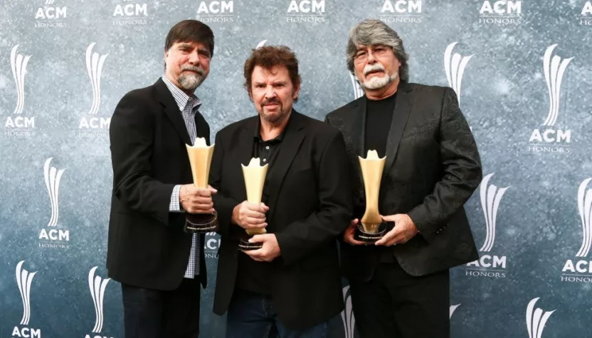(L-R) Ted Gentry^ Jeff Cook and Randy Owen of Alabama attend the 9th Annual ACM Honors at the Ryman Auditorium on September 1^ 2015 in Nashville^ Tennessee.