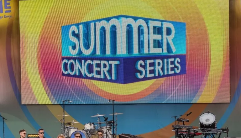 On stage at ABC Good Morning America summer concert at Central Park New York^ NY - July 15^ 2022