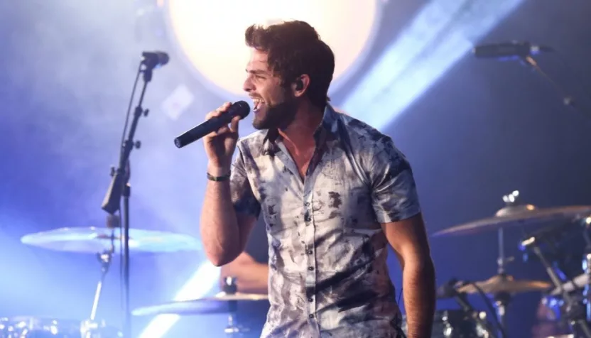 Thomas Rhett performs at the iHeartRadio Album Release Party with Thomas Rhett on September 28^ 2015 at the iHeartRadio Theater in New York City.