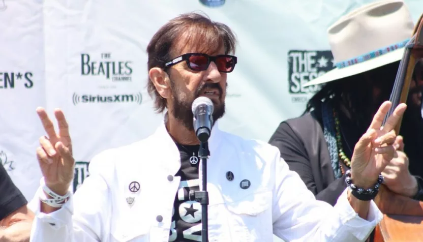 Ringo Starr celebrates his 84th birthday^ at his annual Peace and Love Campaign. Beverly Hills^ California United States - July 7 2024