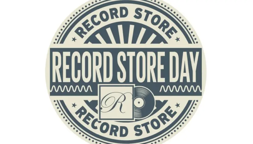 Record Store Day^ rubber stamp^ vector Illustration