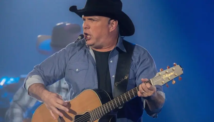 Garth Brooks performs before a sold out crowd at the Sleep Train Arena in Sacramento^ CA. Sacramento^ CA/USA - 3/27/2015