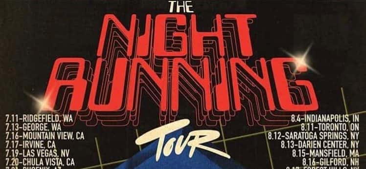 Night Running Tour Poster