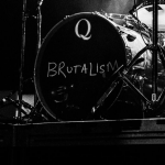 The Drums’ drumhead proclaiming the name of their latest album.