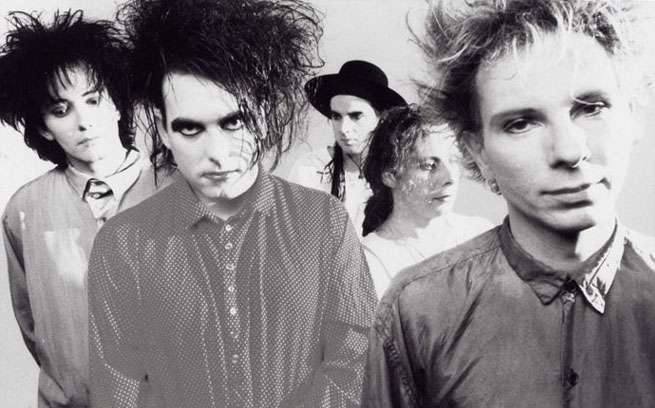 Black and white photo of the cure