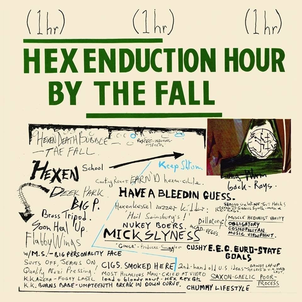 The album cover for The Fall’s fourth studio album, Hex Enduction Hour (1982). 
