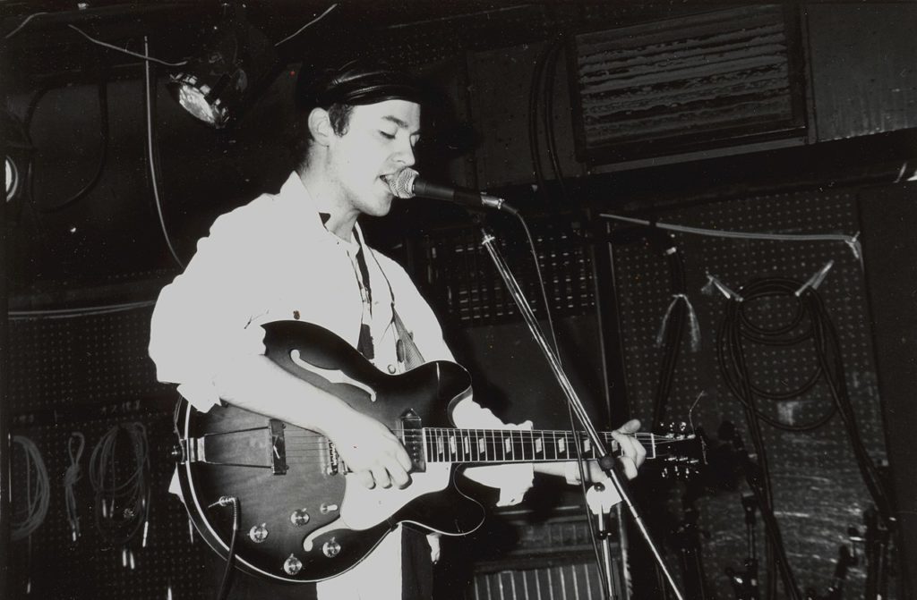 This photograph shows Dan Treacy playing guitar with Television Personalities at Shinjuku Antiknock in Tokyo, Japan (Photo courtesy of Masao Nakagami).)