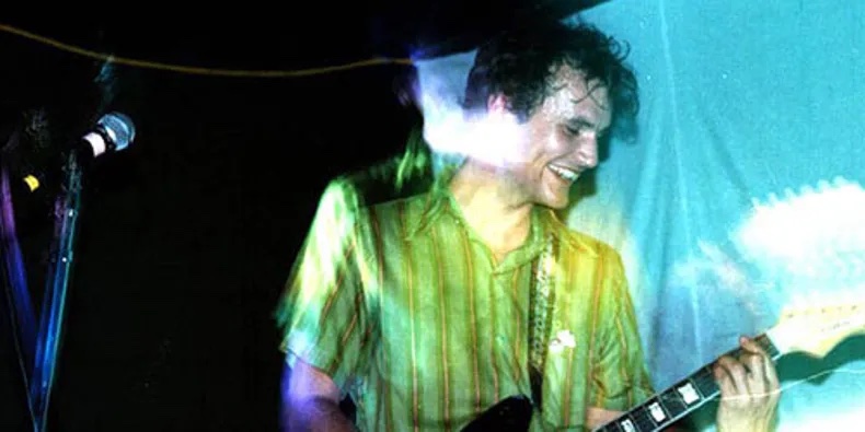 Phil Elverum performing in the 90s