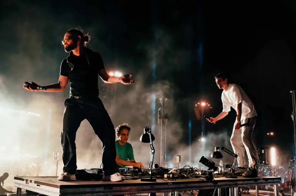 Skrillex, Fred again… & Four Tet at Coachella.