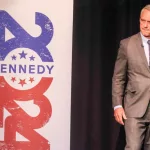 Independent presidential candidate Robert F. Kennedy Jr. in Beverly Hills^ Calif.^ on Aug. 3^ 2023.