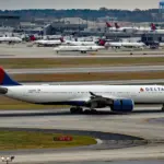Delta Air Lines Airbus A330 - 900neo N408DX arrives at Atlanta Hartsfield - Jackson International Airport Atlanta^ GA^ USA - December 8^ 2024