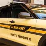 Tennessee state trooper vehicle. Knoxville^ TN - October 12^ 2024