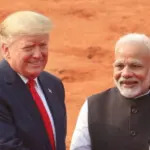 President Donald Trump Indian President Ram Nath Kovind during a ceremonial at the presidential palace NEW DELHI^ INDIA - February 25^ 2020