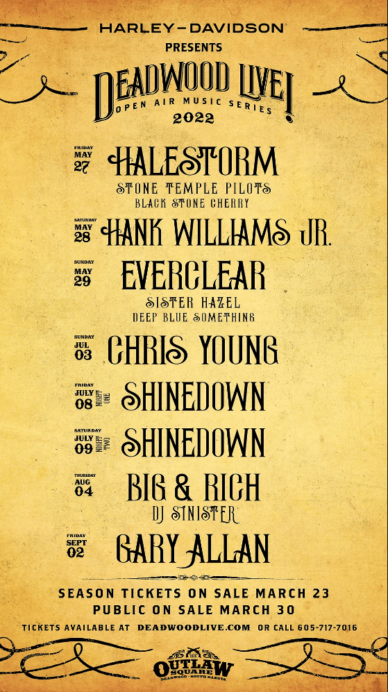 Deadwood Live! Presents Halestorm