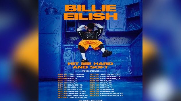 Billie Eilish adds new US leg to HIT ME HARD AND SOFT: THE